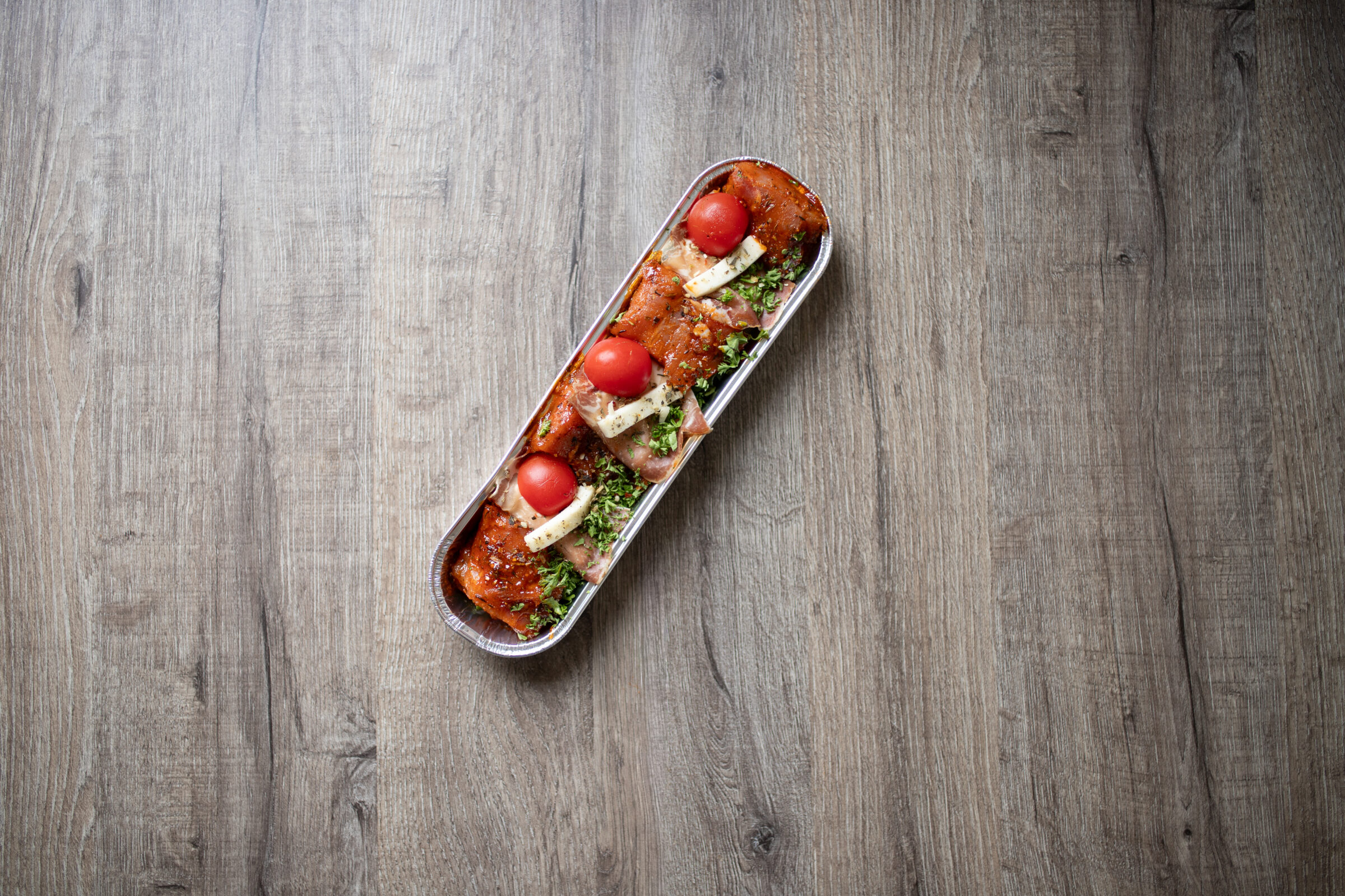 Varkenshaas Caprese